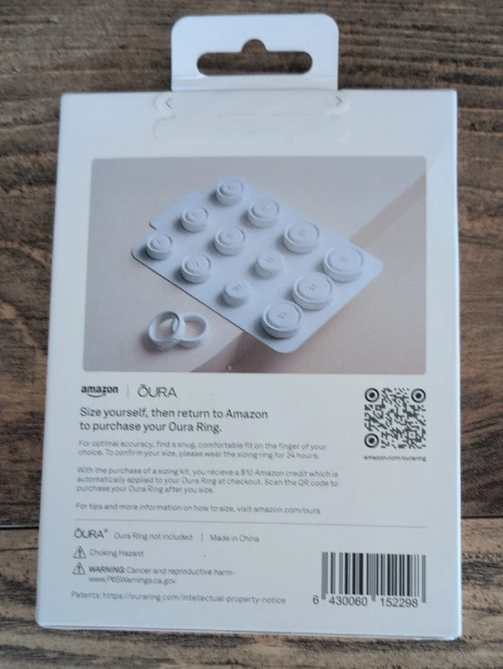 ŌURA Ring Sizing Kit for Oura Ring 4 - Multi Color Sample Rings